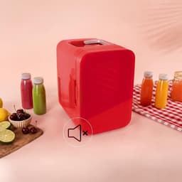 White-Label® Mini Koelkast - Minibar - Skincare Fridge - Rood — thumbnail 3