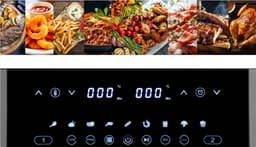 Dual Zone Airfryer met Dubbele Kamer 8 Liter 2 Manden met Kijkvenster Touchscreen 9 Voorinstellingen Dual Cook & Synchronisatie Kant-en-Klaar Technologie 2570-3040 W — thumbnail 5