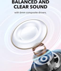 soundcore A30i by Anker, Noise Cancelling Earbuds, Lipstick Shaped Design, Small, Lightweight Comfort, Clear Sound, 24 Hours Playtime, IP54, Wireless Earbuds, Bluetooth 5.4 — thumbnail 6