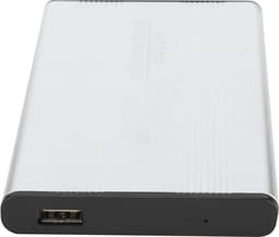 Mrs. Jones Draagbare Externe Harde Schijfbehuizing USB2.0 Draagbare HDD/SSD Harde Schijf voor Laptops/OS X Externe Gegevensopslag Plug-and-play HDD 2TB Zilver . — thumbnail 3