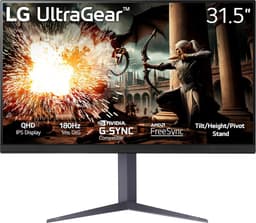 LG UltraGear 32GS75Q-B - QHD Gaming Monitor - IPS - 180 Hz - 32 inch — thumbnail 1