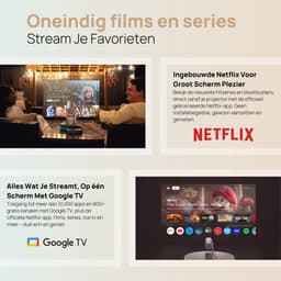 XGIMI MoGo 3 Pro – Draagbare Smart-projector - Beamer - 130° rotatie - 450 ISO Lumen – Google TV/Netflix-licentie - Harman/Kardon 2x 5W luidsprekers - Dolby Audio - ISA 2.0 - Bluetooth — thumbnail 2