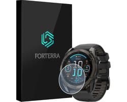 Smartwatch Screenprotector Geschikt voor Garmin Fenix 8 (43 mm) - Gehard Glas Screen Cover Premium Tempered Glass Protector Geschikt voor Garmin Fenix 8 Solar