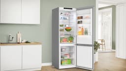 Bosch KGN492LDF - Serie 4 - Koel-vriescombinatie - Extra breed - RVS - Total No Frost nooit meer ontdooien - Zeer stil - VitaFresh XXL 0°C: houd etenswaren langer vers met extra ruime vershoudlades — thumbnail 9
