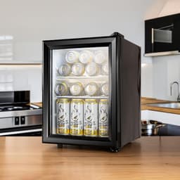 Equivera Mini Fridge for Drinks - Kleine Koelkast - Mini Koelkasten - Minibar - Mini Fridge - Mini Koelkast - Mini Koelkastje - Must have voor in Huis! — thumbnail 4