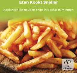Dubbele Airfryer - Dubbele Mand - Dual Cook - Heteluchtfriteuse — thumbnail 2