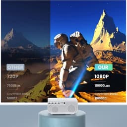 Mini Beamer - Projector - Home Theater - Beamer - Mini Projector - Cinema Beamer — thumbnail 5