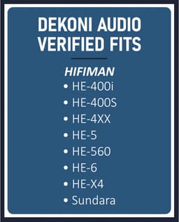 Dekoni Elite Fenestrated Sheepskin oorbeschermers voor HiFiMan & Sundara — thumbnail 2