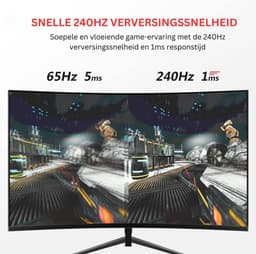 ApexArte® Gaming Monitor - Draagbare Scherm - Gaming - Full HD - 240Hz - Zwart — thumbnail 6