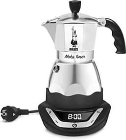 Bialetti Easy Timer Moka espressomaker - Percolator - 6 kops - Elektrisch - Aluminium — thumbnail 3