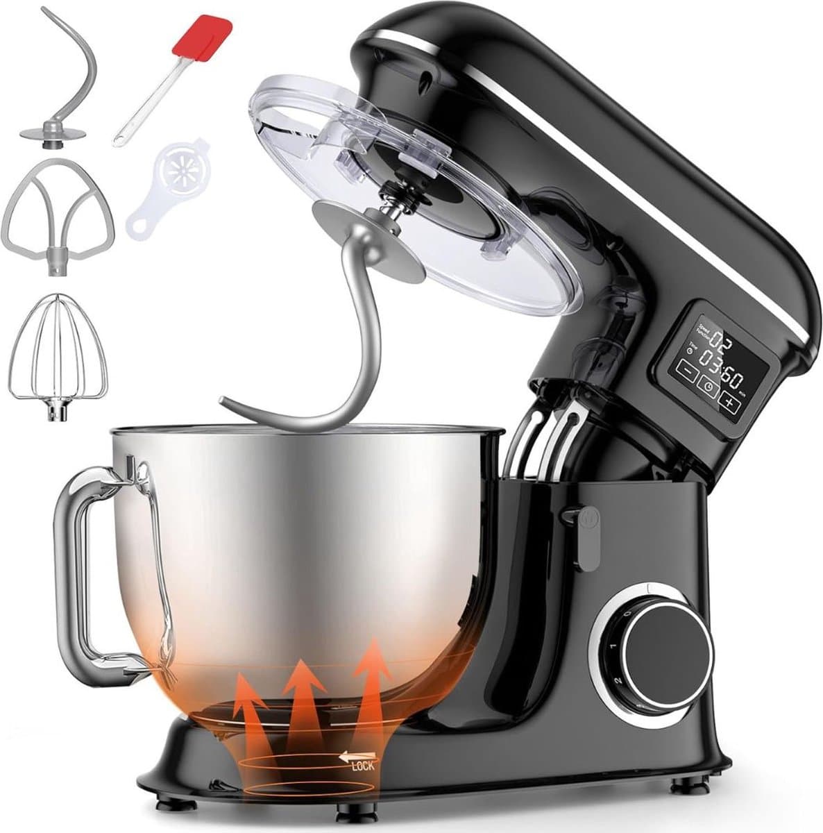 ApexArte® Keukenrobot - Keukenmixer - Deegmachine Zwaar Deeg — afbeelding 1