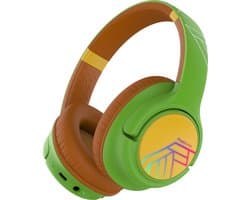 PowerLocus Bobo - Draadloze Koptelefoon voor Kinderen - Bluetooth koptelefoon - 74/85/94dB Volumebegrenzing - Led Verlichting - Audio Sharing Functie - Turtle