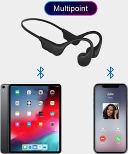 Lexium Bone Conduction Headphone - Sporthoofdtelefoon - Koptelefoon voor Sport - Open Ear Koptelefoon - Sport Koptelefoon — thumbnail 5
