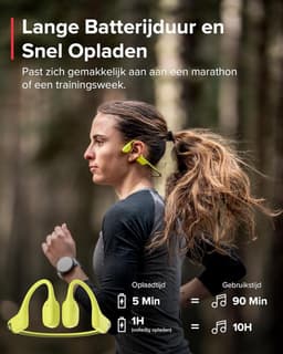 Lexium Bone Conduction Headphone - Sporthoofdtelefoon - Koptelefoon voor Sport - Open Ear Koptelefoon - Sport Koptelefoon — thumbnail 3
