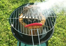 Ecogrill maat XL 24x24cm - Ecologische wegwerp barbecue / Milieuvriendelijke wegwerp bbq - eenmalig gebruik — thumbnail 2