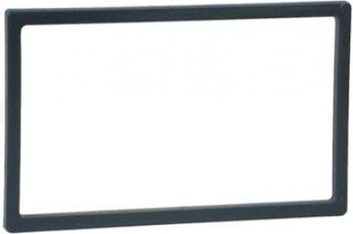Afwerkframe voor 2-DIN frame 110x1885mm -97x1735mm zwart — afbeelding 1