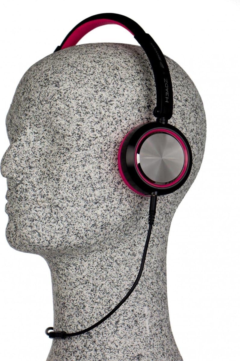 JB Systems Headz One DJ hoofdtelefoon Fuchsia — afbeelding 1
