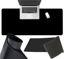Muismat - Gaming Mousepad XXL - Game Muismat - Onderlegger - Grote Muismat - Anti Slip - Desktop Mat - Zwart - 90x40 CM - Rheme — thumbnail 1