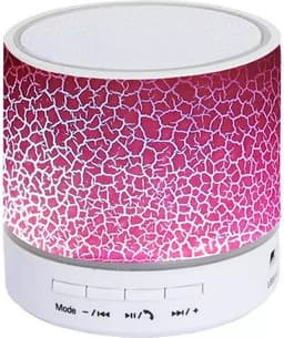 Led Mini Draagbare Speaker USB/TF Card Bluetooth Kleur Roze — thumbnail 1