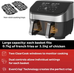 Instant Vortex Plus Dual ClearCook RVS 7,6 liter (8 Qt) — thumbnail 12