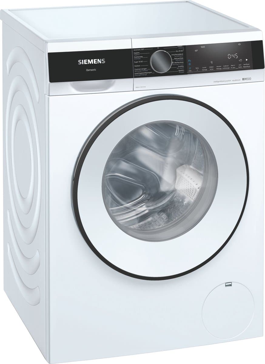 Siemens WG56G2A0FG - iQ500 - Wasmachine - Automatisch doseren - NL/FR display - Energielabel B — afbeelding 1