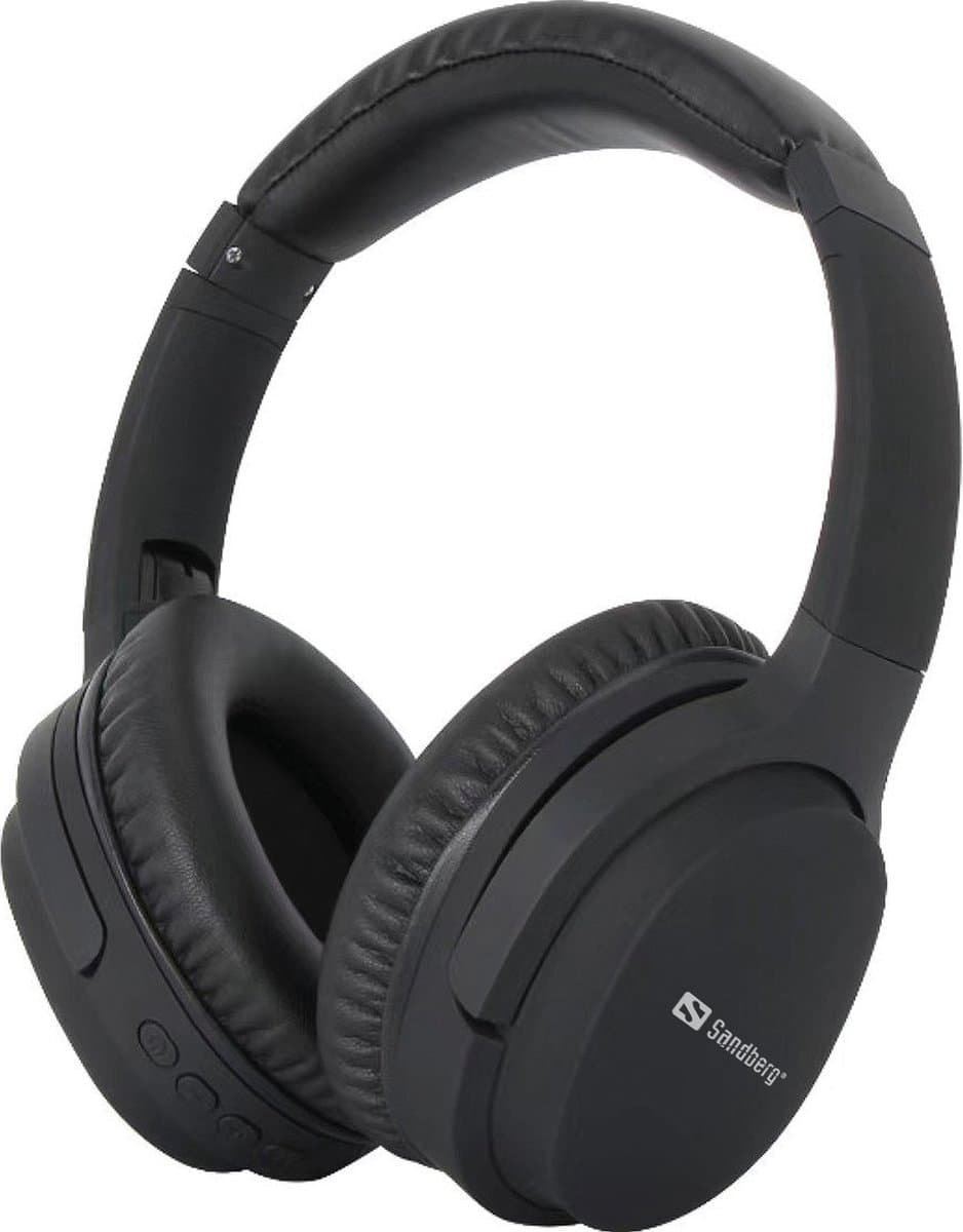 Sandberg - 126-37 - Play'n Go Bluetooth Headset - Bedraad en draadloos - Oproepen/muziek - Micro-USB - Zwart — afbeelding 1