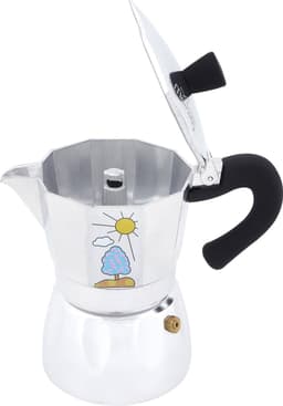 Any Morning - Hes-3 Percolator - Italiaanse espressomachine - mokkapot voor elke gelegenheid - 3 kopjes - 120 ml — thumbnail 5