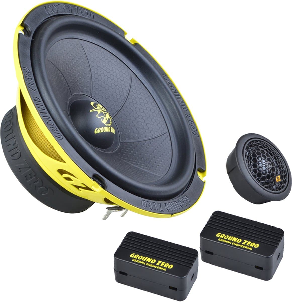 Ground Zero Iridium GZIC 165.2SPL - Autospeakers - 16,5 cm - 2-Weg Compo Speaker Set - 200W — afbeelding 1