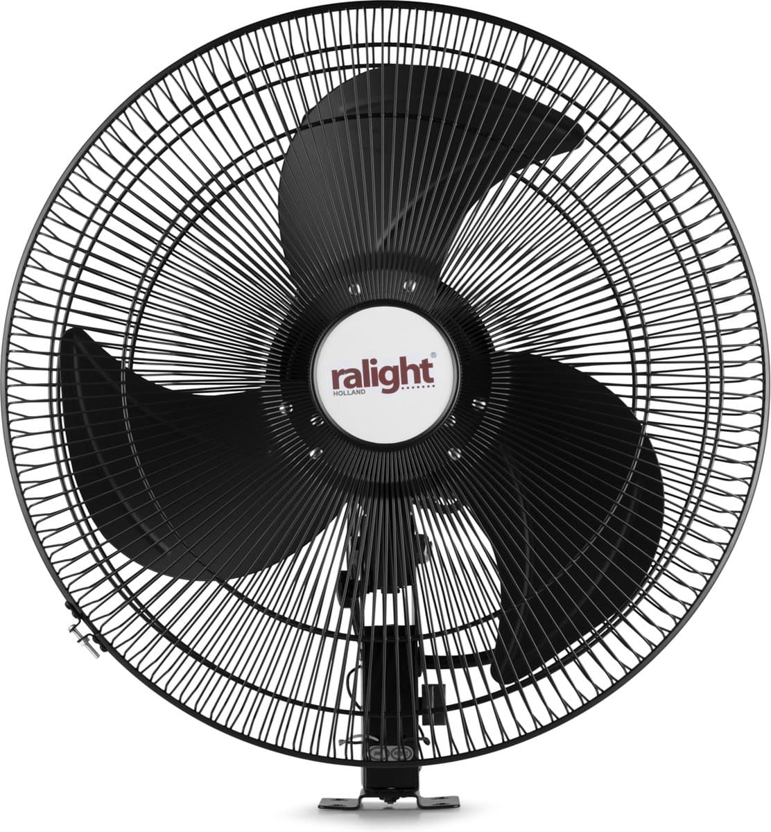 Ralight - Wandventilator 45cm - Professionele kwaliteit - Zwart - 3 standen - Zwenkbaar - Erg sterk en krachtig — afbeelding 1