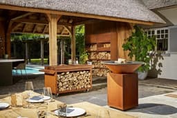 OFYR Mise en Place Table Corten 135 PRO Teakhout — thumbnail 3