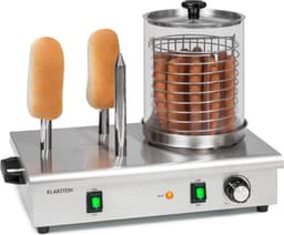 Klarstein Worstfabriek Pro 600 - Hotdog maker - 600W - 5 Liter - 30-100°C - glas - Roestvrij staal - Zilver,1L 7 kg - RVS - LED Thermostaat - Worstmachine - Worstapparaat - Sausage Maker - voor Snackbar — thumbnail 1