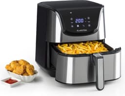 AeroVital Deluxe heteluchtfriteuse 1700 watt 5,4 liter edelstaal — thumbnail 1