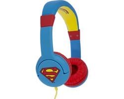 Superman - kinder koptelefoon - volumebegrenzing - verstelbaar - comfortabel