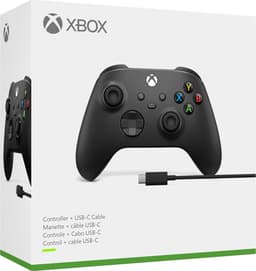 Xbox Draadloze Controller - Zwart - Inclusief USB C kabel - Xbox, PC, Cloud Gaming — thumbnail 4