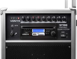 Vonyx ST100 MK2 Mobiele geluidsinstallatie 8 inch BT/CD/MP3/UHF — thumbnail 4
