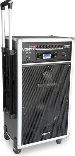 Mobiele speaker - Vonyx ST180 portable speaker met Bluetooth en draadloze microfoons - 450W — thumbnail 3