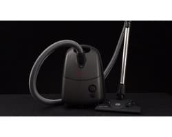 SEBO Airbelt E1 Basalt | Lichte borstelstofzuiger | Geluidsniveau slechts 72 dB | Met combizuigmond