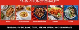 Instant Pot Duo Crisp 7,6L multicooker met airfryer - Snelkoken, sauteren, stomen, slow cook, sous vide, warmhouden, air fry, roosteren, bakken, braden en dehydrateren. — thumbnail 15