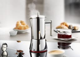 GEFU NANDO Espressomaker 4 Kops – Italiaanse Moka Pot – Espresso Percolator voor Inductie — thumbnail 2
