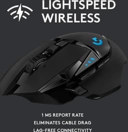Logitech G502 HERO High Performance Wired Gaming Mouse - Zwart - Bedrade Gaming Muis met HERO 25K Sensor, 25.600 DPI, RGB Verlichting, 11 Programmeerbare Knoppen, Verstelbare Gewichten & On-Board Memory voor PC/Mac — thumbnail 4