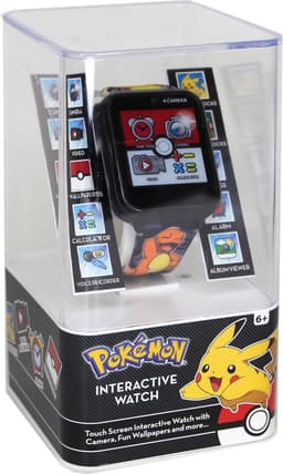 Accutime Pokémon Smartwatch Kinderen - Selfie Camera voor Foto's & Video's - Met Spraakmemo, Stopwatch en Timer - Voor Kinderen Vanaf 6 jaar - Zwart — thumbnail 5