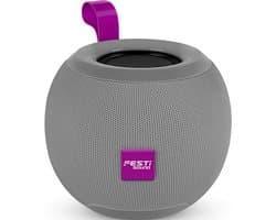FESTIONE 5w Bluetooth speaker kleur Grijs | Bluetooth 5.0 | FM Radio | AUX |