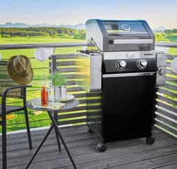 Rösle Barbecue - Barbecue Gas Videro G2-S Vario 30 mbar - Roestvast Staal - Zwart — thumbnail 4