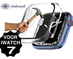 Saliseal Screenprotector + Hoesje - Apple Watch Series 7 - 41 mm - Transparant