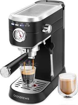 Espressomachine - Koffiemachine met Bonen - Espresso Machine - Koffieapparaat — thumbnail 1