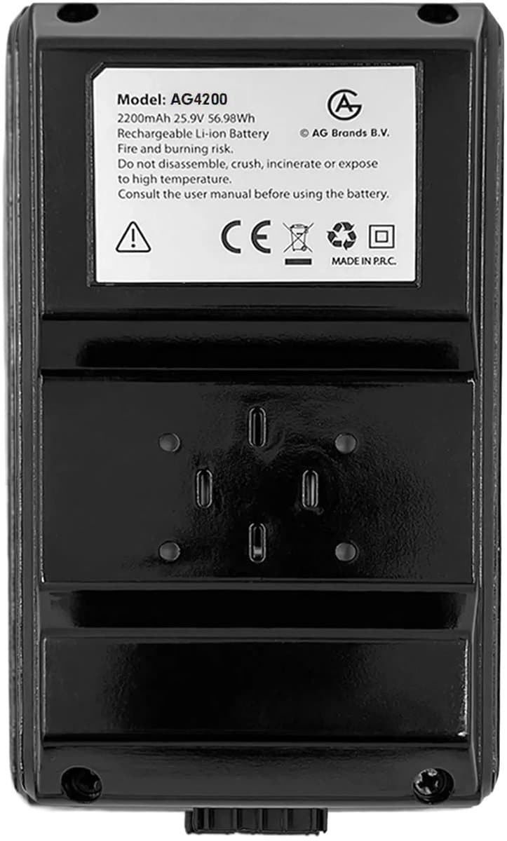AG4200 Extra Batterij - Accu- AG-2-in-1 Verdubbel totale gebruiksduur tot 90 minuten Stofzuiger - Steelstofzuiger — afbeelding 1