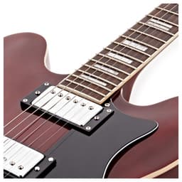 Hartwood Revival Vibrato Semi-akoestische Gitaar, Cherry Red — thumbnail 4