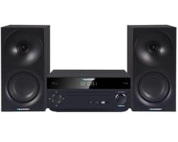 Blaupunkt Stereo set, vermogen 150 W, FM-radio, AUX-aansluiting en USB-aansluiting, Bluetooth, HDMI-ingang, wekker, LED-display, kleur zwart, MS30.02BT