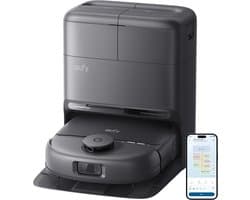 eufy Robotstofzuiger C28, HydroJet Zelfreinigende Dweil, 15.000 Pa Turbo Zuigkracht, 5-In-1 Robotstofzuiger & Dweil Voor Thuis, Anti-Klit Ontwerp, AI-Obstakelherkenning