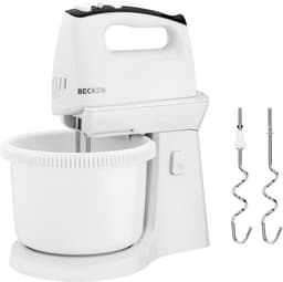 Kneedmachine met kom - Mixer keukenmachine - Bakken en mengen - Zelfroterende kom - 3.2 liter - Wit — thumbnail 4